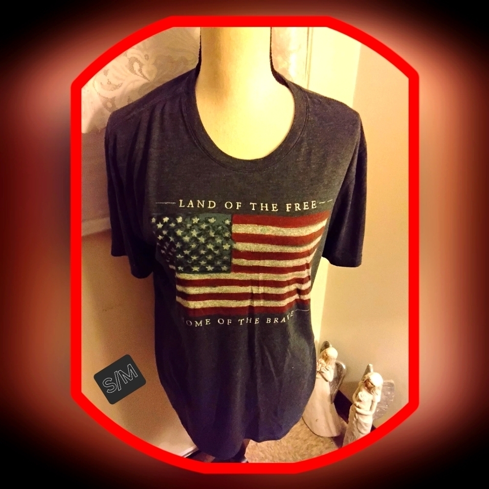 Great American  Lakes &Timber Home of Brave Tee